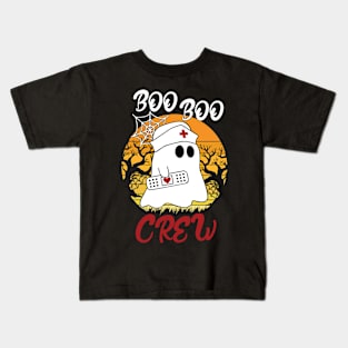 Boo Boo Crew Nurse Shirts Halloween Nurse Shirts for Women Kids T-Shirt